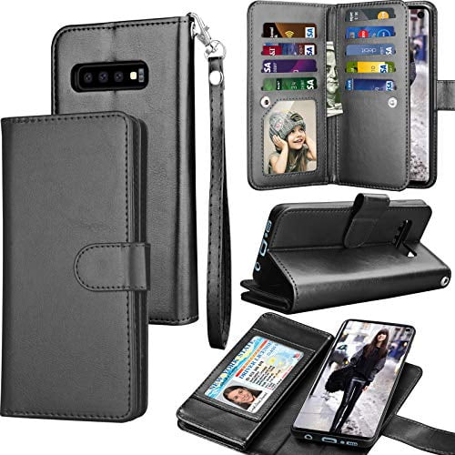 Kickstand Extra-Shockproof Card Holders Leather Cover Wallet for Samsung Galaxy S10 Plus Flip Case Fit for Samsung Galaxy S10 Plus Kickstand Extra-Shockproof Card Holders Leather Cover Wallet for Samsung Galaxy S10 Plus Flip Case Fit for Samsung Galaxy S10 Plus